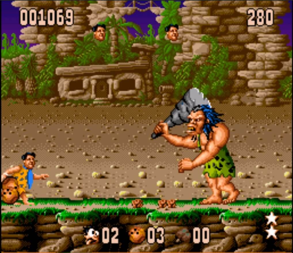 Flintstones, The - геймплей игры Super Nintendo\Famicom